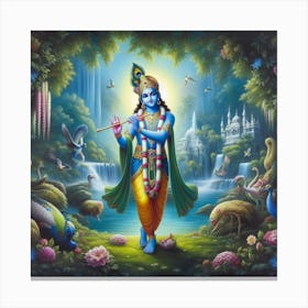 Lord Krishna Canvas Print