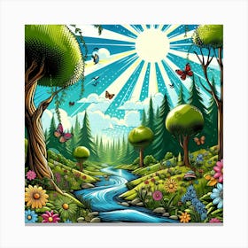 Enchanted Horizon 7 Canvas Print