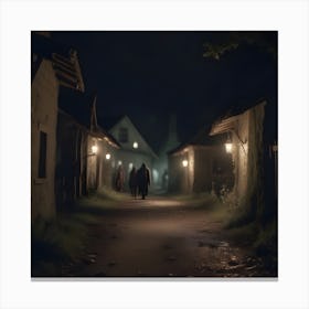 Dark Alley Canvas Print