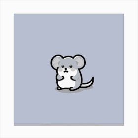 Cute Mouse Illustration Canvas Print