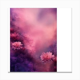 Pink Flowers Canvas Print