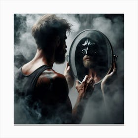 Man In A Mask Canvas Print