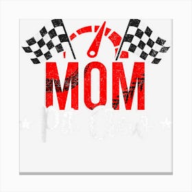 Race Car Birthday Family Outfits Canvas Print