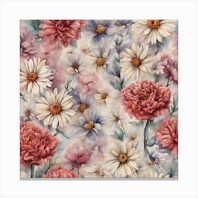 Carnations Canvas Print