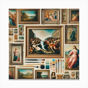 'Paintings' Canvas Print