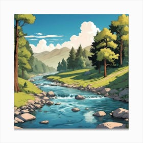 Evergreen Haven Canvas Print