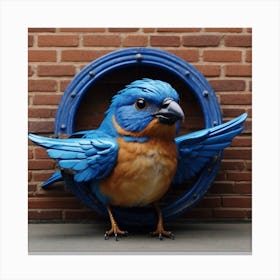 Bluebird Canvas Print