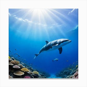 Whales Tail Canvas Print