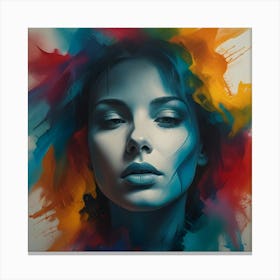 Abstract Painting-Women Canvas Print