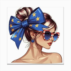 EU girl 3 Canvas Print