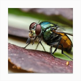 Flies nature Canvas Print
