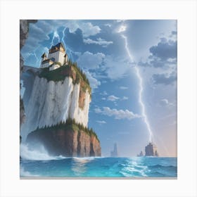 Castle In The Sky Canvas Print