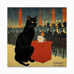 Default Chat Noir Cabaret Thophilealexandre Steinlen Art 1 Canvas Print