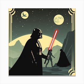 Star Wars Poster 11 Canvas Print