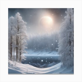 Winter Landscape 18 Canvas Print