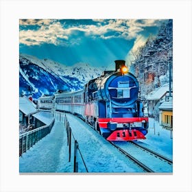 Swiss Alps Canvas Print