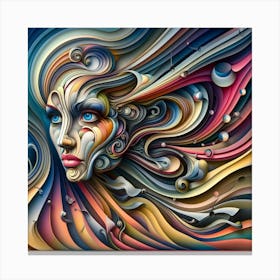 Abstract Painting Canvas Print