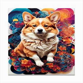 Corgi Canvas Print