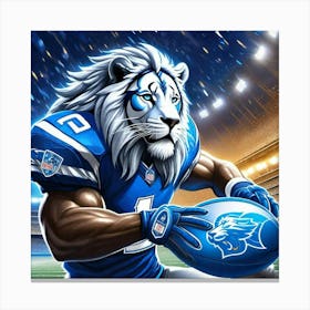 Detroit Lions 5 Canvas Print