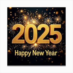 Happy New Year 2025 3 Toile