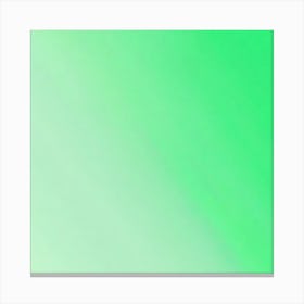 Green Gradient Canvas Print