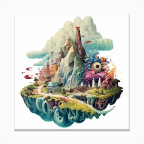 Monster Island Canvas Print