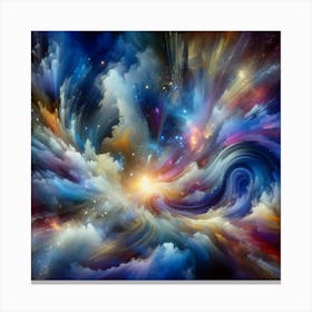 Abstract Nebula Canvas Print