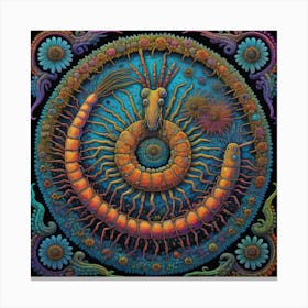 Symbiosis Mandala Canvas Print