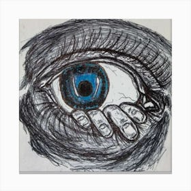 Eye open Canvas Print