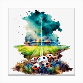 Soccer Field 1 Canvas Print