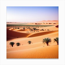 Desert Landscape - Desert Stock Videos & Royalty-Free Footage 2 Canvas Print