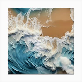 Abstract Of Waves Canvas Print