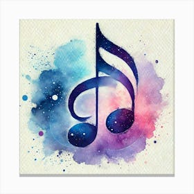 Music Note 1 Canvas Print