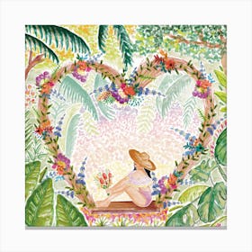 Heart Of The Jungle Canvas Print