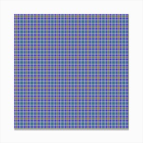 Plaid Fabric 54 Canvas Print