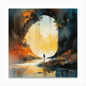 The cave Canvas Print