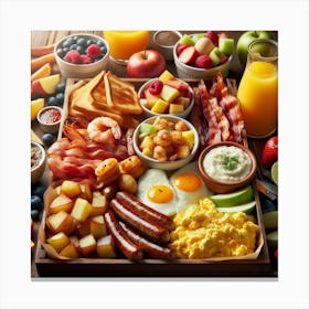 Breakfast Tray 2 Canvas Print