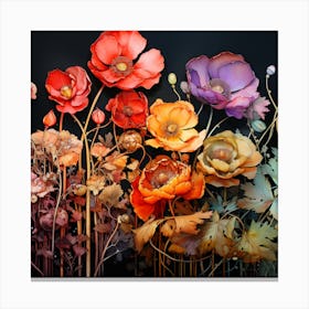 magnificent Poppies Canvas Print