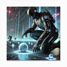 Nebular Operative Cosmic Energy Mines Canvas Print