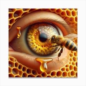 Bee Eye Canvas Print