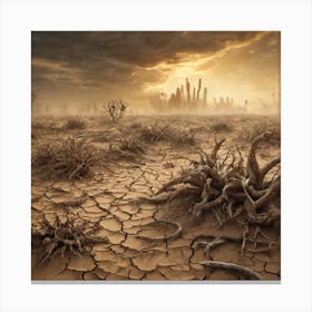 Desert Landscape 1 Canvas Print