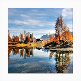 Autumn In The Dolomites Canvas Print