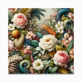 Floral Arrangement Canvas Print