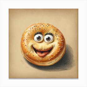 Bagel 5 Canvas Print