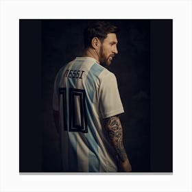 Lionel Messi Canvas Print