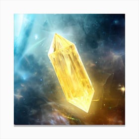 Yellow Diamond Canvas Print