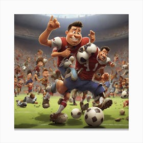 Soccer Game Canvas Print