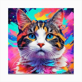 Galaxy Cat Canvas Print