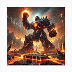 Molten Fist Canvas Print