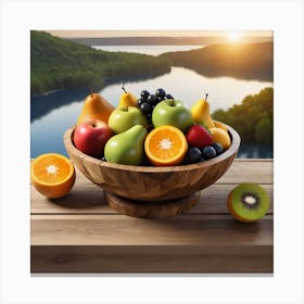 Fruit Bowl Canvas Print